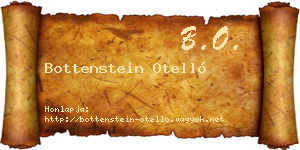 Bottenstein Otelló névjegykártya