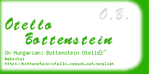 otello bottenstein business card